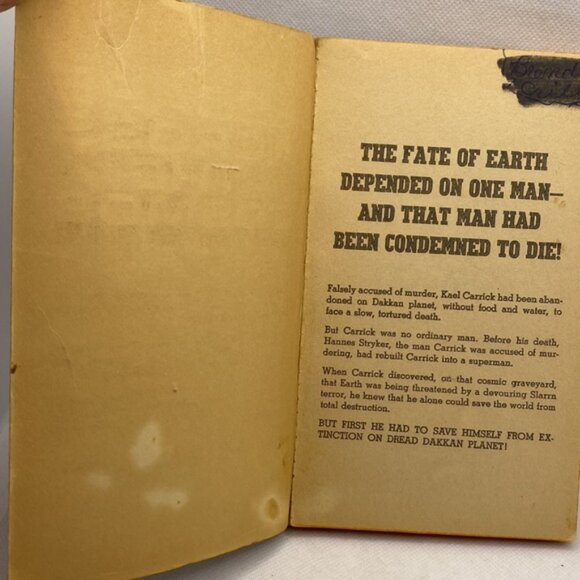 Escape Across The Cosmos by Gardner Fox Vintage Science Fiction 1968 Book - Picture 6 of 16